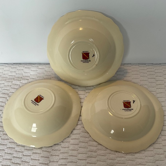 Antique Fruit/Dessert Bowls - Madison Collection - Myott Staffordshire England - Picture 5 of 14